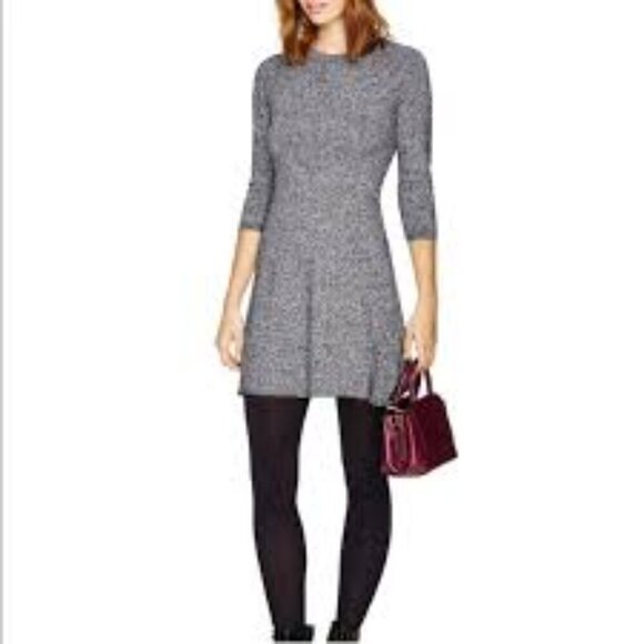 Aritzia Sunday Best Wine Best Tolle Long Sleeve Mini Sweater Dress Tasting S - Picture 1 of 9